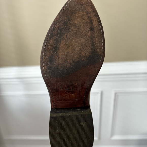 COPY - ✨LIKE NEW ✨ (worn twice) Frye Billy Pull On Tan Distressed Leather Cowbo… - Picture 6 of 10